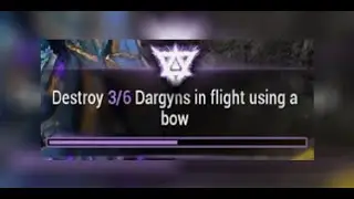 Destroy Dargyns in flight using a bow - Warframe Riven Challenge