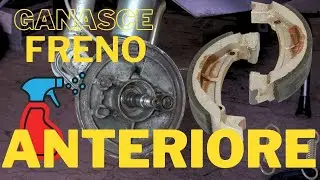 Ganasce Freni Anteriori con pulizia e ingrassaggi freno Vespa PX