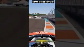 MIAMI WORLD RECORD #f123 #f123game #f123gameplay #worldrecord #miami #miamigrandprix #usa #f123video