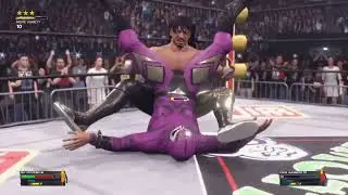 شبیه سازی مسابقه ری میستریو جونیور و ادی گوئرو WWE 2K24 
