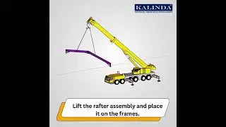 Method of PEB Shed / Steel Building Erection