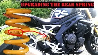 Triumph Speed Triple 1200 RS Suspension Setup - New Spring Fitted to Ohlins TTX36 Shock.........