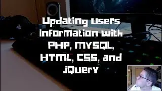 Update User with PHP, MySQL, HTML, and jQuery