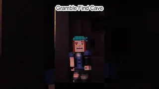 Gramble find cave in Minecraft  #shorts #viral #shortsvideo #minecraft #ytshorts #trending