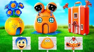 ГОЛОВОЛОМКА 2 vs POU Строим маленький домик! Секретная комната для моих эмоций!
