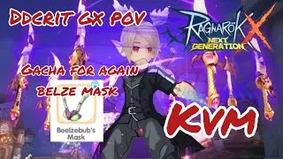 DDCrit GX POV KVM Highlights + Headgear Gacha Ragnarok X Next Generation Odin - Gungnir OP DL