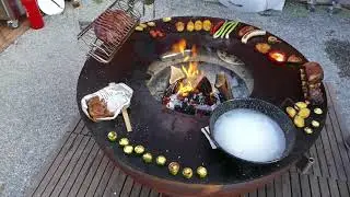 Feuerkugel mit Grillring - die Grillrevolution