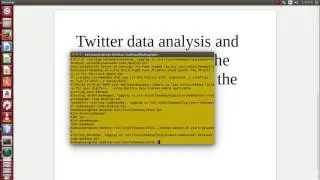 Twitter data analysis visualization using R language Hadoop projects