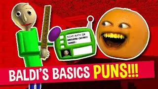 Baldi's Basics PUNS and JOKES! | Annoying Orange