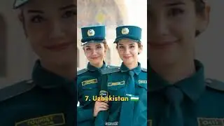 Top ten|| country with||beautiful women||police uniform 🌍 #ytshortspakistan #ytshort #uk #canadalife