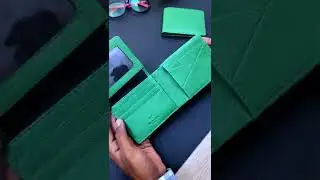 Atelier NEORAH Bifold Men's Wallet Unboxing - Vegan Leather Wallet |Wallet Organization.