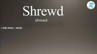 How to pronounce Shrewd