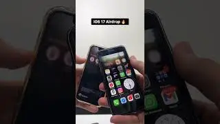 iOS 17 airdrop🔥 #ios #iphone #iosbug #ios16update #apple #ios17features #ios16 #ios17beta