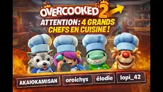 🔥 Attention : 4 grands chefs en cuisine ! 🔥