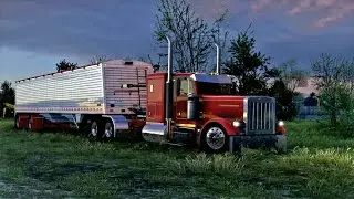 ATS | 🌾 Realistic Texas Weather Haul | 🚛 Peterbilt 379 by BrewBuilt | ✨ 4K Ultra Graphics | 4K POV 