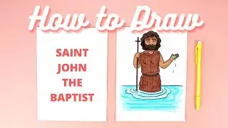 How to Draw Saint John the Baptist Step-by-Step Catholic Art Tutorial