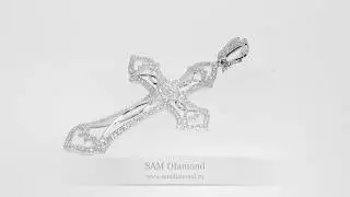 Крест с бриллиантами от SAM DIamond