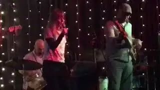 Joanie at Crossroads with Wayne Lyle and The Groove Gangstas