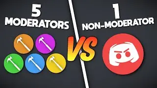 5 Discord Moderators vs 1 Secret Non-Moderator (Ft. @CustomName)