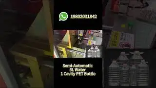 💧 Semi-Auto Blow Molding Machine for 5L Mineral Water Bottles | 1 Cavity, Cost-Effective Solution!