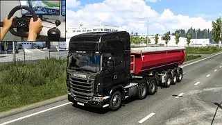 Euro Truck Simulator 2 | Steering Wheel Gameplay Ep28 SCANIA Delivery Scrap Metals