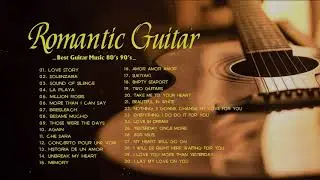 TOP 30 GUITAR MUSIC INSTRUMENTAL - Acoustic Guitar Music - Soft Romantic Guitar Music 70's 80's 🎻🎻🎻
