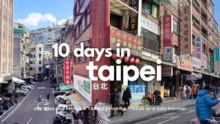taiwan vlog | day trips to Keelung and Tamsui & making friends as a solo traveler
