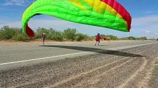 Student tow launch on Hwy 9
