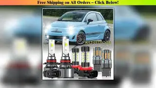 6x 9012+H11+7443 LED Headlight Hi/Low Beam Kits 12V 6500K 20000LM Super Bright with 7443 Turn