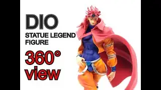 JOJO'S BIZARRE ADVENTURE DIO STATUE LEGEND FIGURE COLLECTION 360&deg; VIEW