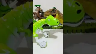 When T-rex bites, it hurts! dinosaurs #spinosaurus #velociraptor #trex