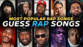 Music Quiz 🎸 Guess The 50 Most Popular Rap Songs Ever