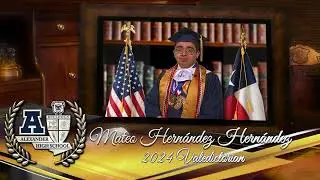 2024 Alexander High School Valedictorian Mateo Hernandez