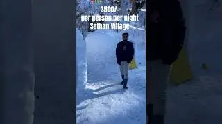 We Stayed in Igloo #wintermanali #2024manali #sethanvalley #sethanvillage
