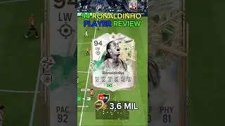 94 winter wildcards icon RONALDINHO player review ea fc 26 #shorts #short #eafc26 #fc26