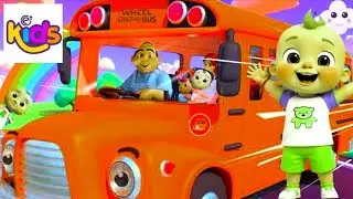 Wheels on the Bus Service Vehicles || Nursery Rhymes for Kids | Poem For toddlers || Bubble Pie