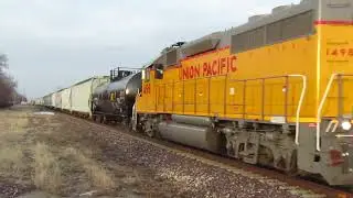 Union Pacific LSF54 at Chenoa, IL - Feb. 21, 2022