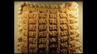 How To Crochet Bricks Stitch Pillow Cover Tutorial