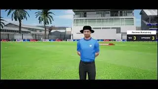 Playing dream cricket 25 test mode
