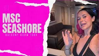 MSC Seashore Connecting Balcony Walkthrough