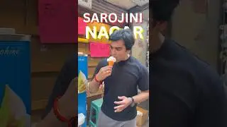 Sarojini Nagar🥟#food #foodie #foodvlog #minivlog #india #delhi #streetfood #momos #icecream #new