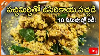 ఉసిరికాయ పచ్చిమిర్చి తో 1month వరకు నిల్వ ఉండే పచ్చడి 😋😋👌👌
