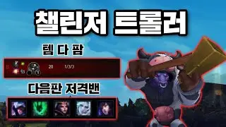 C1)중국lpl 1부서포터 템다팔고 오픈한선수 참교육했습니다.^^