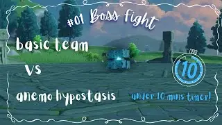 Can THIS team beat the Anemo Hypostasis in 10 minutes??🔥