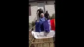 Rescuers save elderly woman and her cats from Milton floodwaters