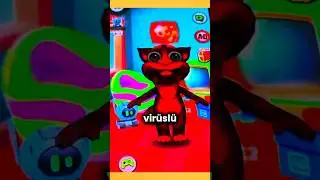 VİR&Uuml;SL&Uuml; TALKİNG TOM OYUNU 😱 #oyun #shorts #keşfet #korku #talkingtom