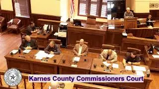 09-30-2025 Commissioners Court of Karnes County Texas Special Meeting