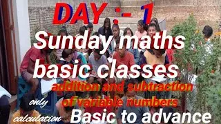 Sunday math basic class by Vijay Hansda sir, Basic to advance math, algebraic expressions by CV sir