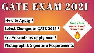How to apply for GATE 2021 | GATE 2021 Updates | GATE 2021 Notification | GATE Physics