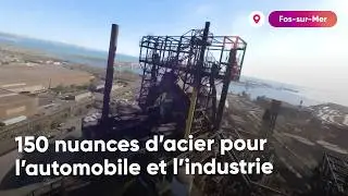Notre site de Fos-sur-Mer créé plus de 150 nuances d’acier destinés à l’automobile et à l’industrie.